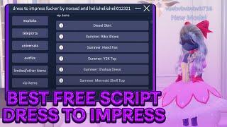 [NEW] DRESS TO IMPRESS SCRIPT  | FREE VIP ITEMS, HAIRS, OUTFITS | [DTI] | MOBILE/PC | PASTEBIN 2024