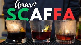 3x AMARO SCAFFA  No ice. No water. No Dilution.