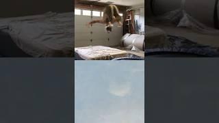 HISTORY'S FIRST FRONT FLIP TRICK SHOT IN VR #Shorts