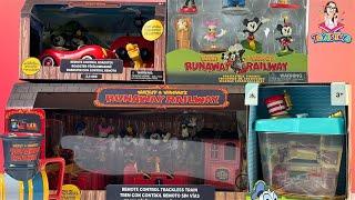 Mickey and Minnie’s Runaway Railway Toy Collection Unboxing Review | Remote Control Trackless Train