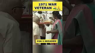 1971 WAR veteran Greets PM Modi And President #motivation #shorts #viral