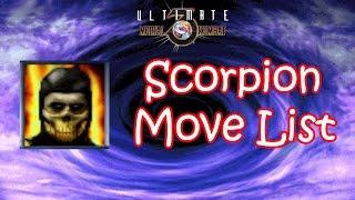 UMK3 - Scorpion Move List