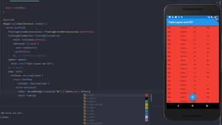 Flutter #36 : Table Layout and load CSV file