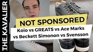 Greats vs Koio vs Svensson vs Common Projects vs Kent Wang and more - The Best Minimalist Sneakers