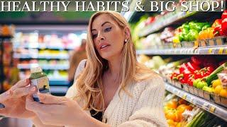 OUR BIG JANUARY FOOD SHOP  HEALTHY EATING & DRY JANUARY | FAMILY OF FOUR 2025 VLOG