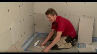 Installing a level access wetroom with a 300mm linear drain