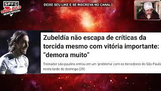 ZUBELDÍA É CRITICADO PELA TORCIDA MESMO COM VITÓRIA NO MAJESTOSO.