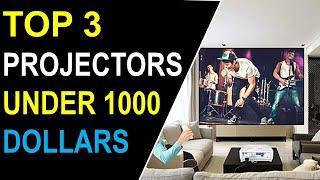 Top 3 Best Projectors Under 1000 Dollars in 2023 { Review }