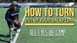 How to Turn out of YOUR Backpedal | DB Tips