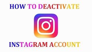 How To Deactivate Instagram Account. [Android]