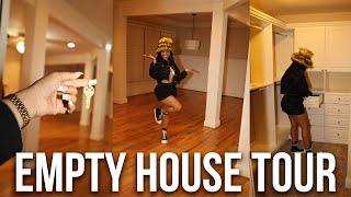 MY  BRAND NEW EMPTY HOUSE TOUR 2022!! + CUSTOM BUILT CLOSET REVEAL!!!! | GLAMAZONTAY