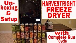 HARVESTRIGHT FREEZE DRYERStep by Step SetupComplete Freeze Dry Process #harvestrightsetup