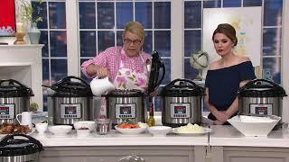 NuWave 8-qt Nutri-Pot Pressure Cooker with Pot, Glass Lid, & Rack on QVC