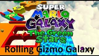 SMG The Green Stars | Rolling Gizmo Galaxy | 100% Walkthrough