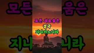 모든 괴로움은 결국 지나가느니라 #부처님말씀 #불교 #마음공부 #인생조언 #명언