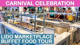 Carnival Celebration: Lido Marketplace Buffet Food Tour