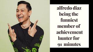 alfredo diaz being the funniest member of achievement hunter for 91 minutes