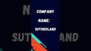 Sutherland 2024 recruitment #mnc #mncjobs #mncjobsinhyderabad