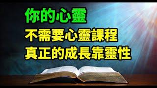 心靈是觀點，不是法則；你的心靈成長，不需要心靈觀點的課程，而是靈性法則的實踐。