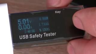 USB Тестер для замера ёмкости аккумулятора.USB Safety Tester J7 t