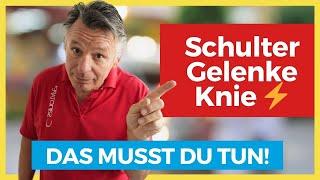 Schulter, Gelenke, Knie ️ Du hast Schmerzen? Das MUSST du tun!