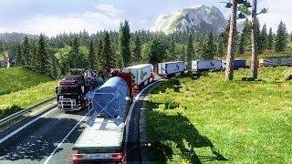 Euro Truck Simulator 2 Multiplayer | Long Convoy | Gameplay | Part #2 |