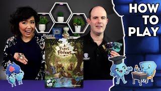 Parks and Potions - ️️How to Play Board Game. Tutorial with Stella and Tarrant