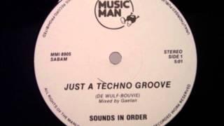 SOUNDS IN ORDER - JUST A TECHNO GROOVE (1989)