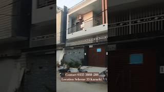 House 200 yards For Sale in Karachi scheme 33