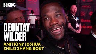 Deontay Wilder On Anthony Joshua Fight & Vows To KO Zhang