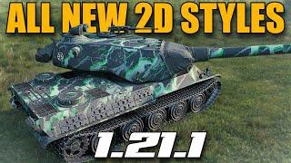 1.21.1 New 2D Styles World of Tanks