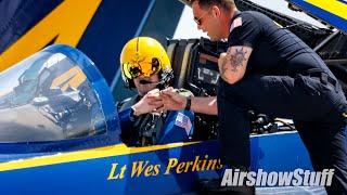 Blue Angels 2024 FULL Show + Startup and Shutdown - Terre Haute Airshow 2024