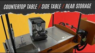 Countertop table/side table/rear storage | Ferla Commercial Bikes | FAQ