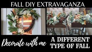 Fall Home Decor Ideas|Fall DIY EXTRAVAGANZA|Fall Wreath and Table Centerpiece Ideas|Decorate with Me