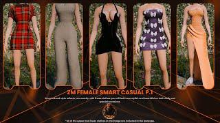 ZM Female Smart Casual P.1 / ULTRA QUALITY CLOTHING PACK #fivem