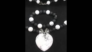 Howlite Love Necklace