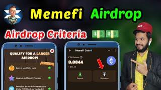 Memefi Airdrop Criteria  | Memefi Sui Ton wallet new update | Memefi campaign complete eligible