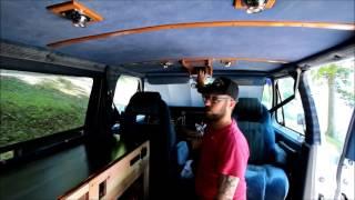 Tour of my twin brothers Camper Van Conversion