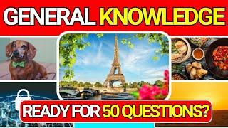 General Knowledge Quiz Trivia 28 | Can You Answer All 50 Questions Correctly? 2024