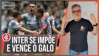 Inter soube se impor no seco e na chuva para vencer o Atlético Mineiro: 3 x 1