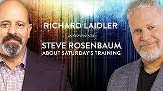 Richard Laidler Interviews Steve Rosenbaum re April 18th Gem Junkies Training