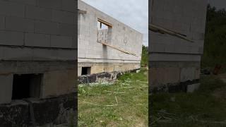 Дом из газобетона 12 на 15 строительство ч1