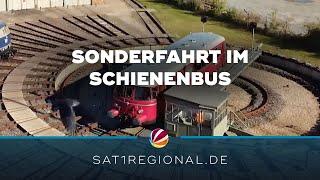 Schienenbus unterwegs in Schleswig-Holstein