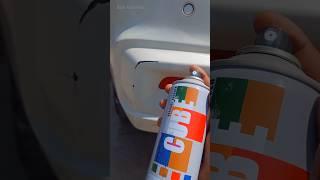 Car scratch repair || Car paint scratch Remover || white spray paint for car