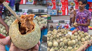 Bengali Street Food | Amazing Making Skills | Tasty Masala Bel (Wood Apple)