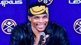 Russell Westbrook on Making NBA History with Jokić and their triple-doubles, Full Postgame Interview