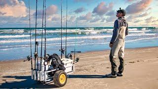 THIS IS WHY YOU FISH THE BEACH! surf fishing catches everything!