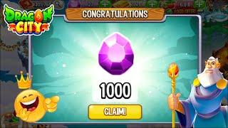 How to get 1000 Gems Reward in Dragon City for FREE 2024 