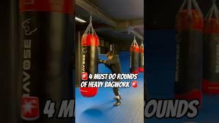 Must Do Heavy Boxing Bag workout Drills #boxing