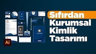 Sıfırdan Kurumsal Kimlik Tasarımı | Adobe Illustrator 2022 CC